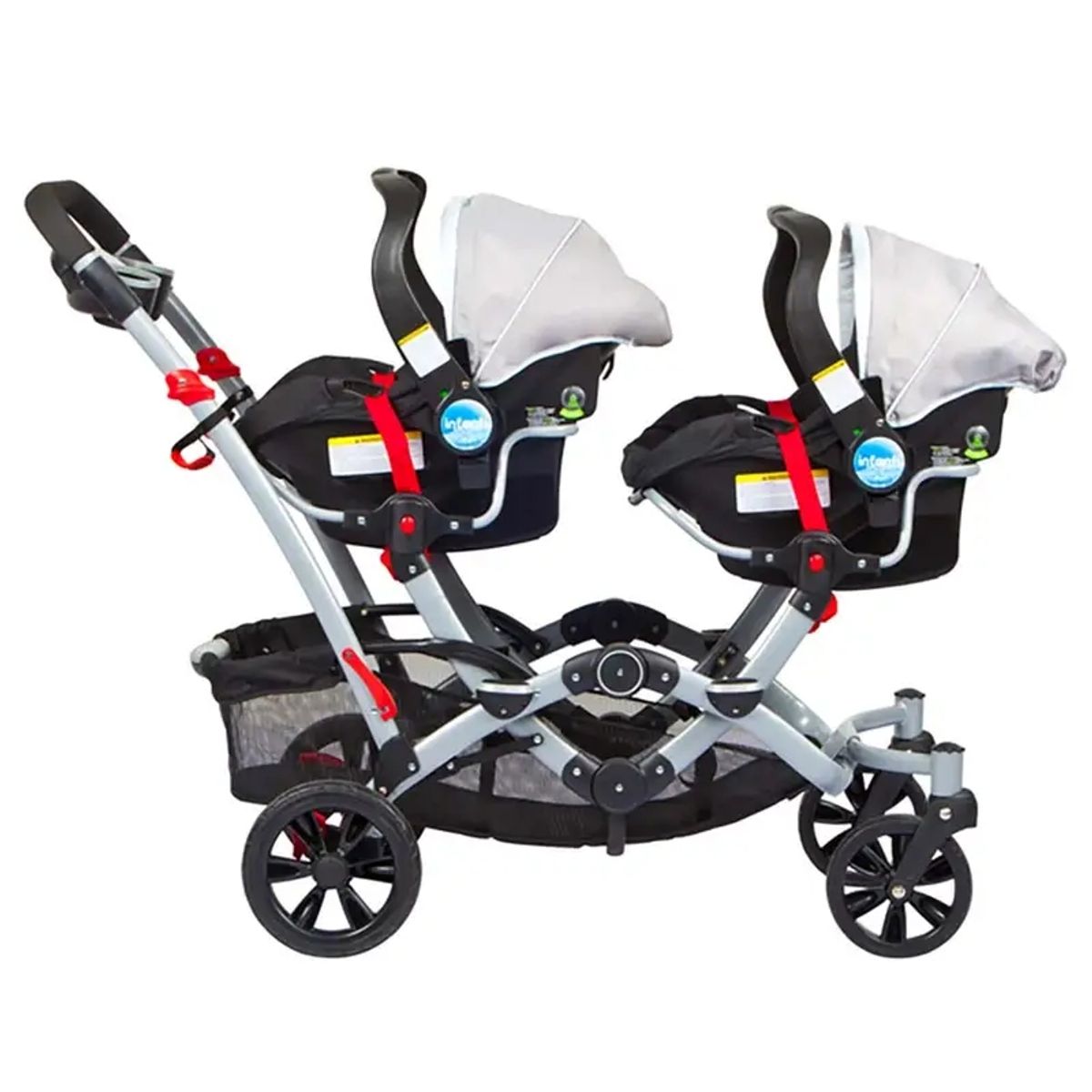 INFANTI - Coche Duo INFANTI Ride Gery + 2 Sillas + 2 Bases