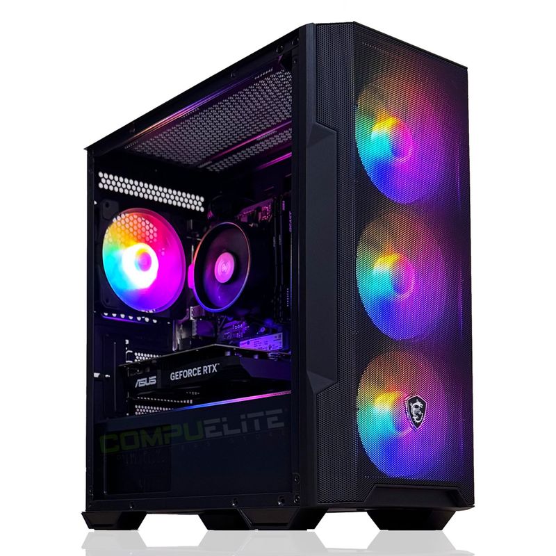 COMPU ELITE - PC Gamer Amd Ryzen 5 5600GT 6-Core + RADEON + B550 WIFI+BT + 16GB DDR4