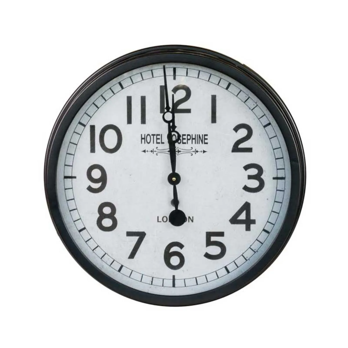 GENERICO - RELOJ PARED 50X14X50CM LONDON NEGRO BIGHOUSE-MIMBRAL