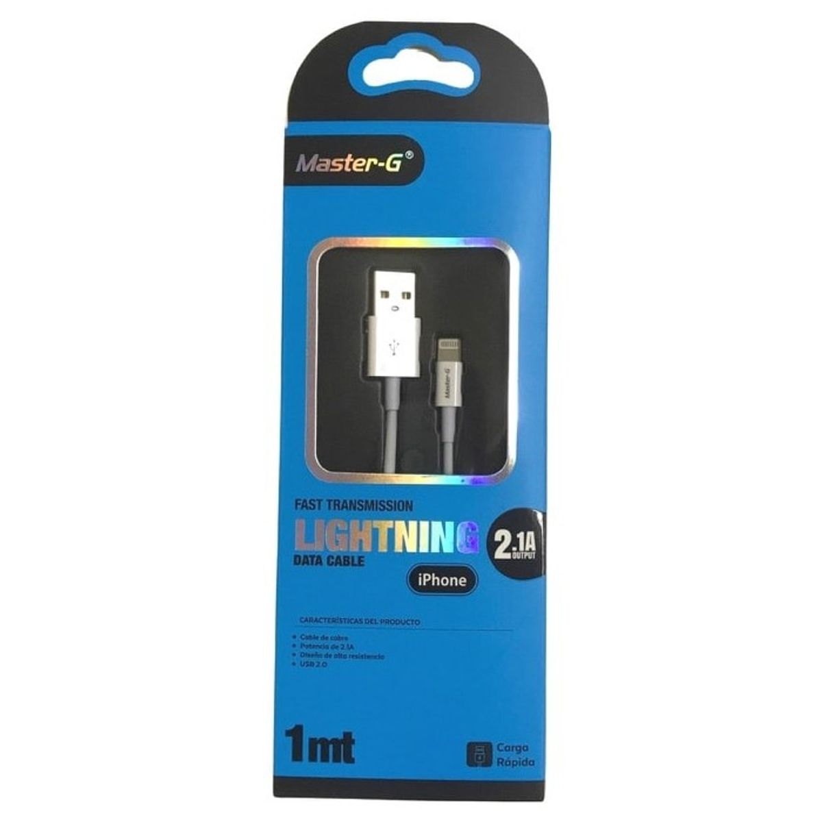 MASTER G - Cable Usb Master G Para iPhone 1 mt