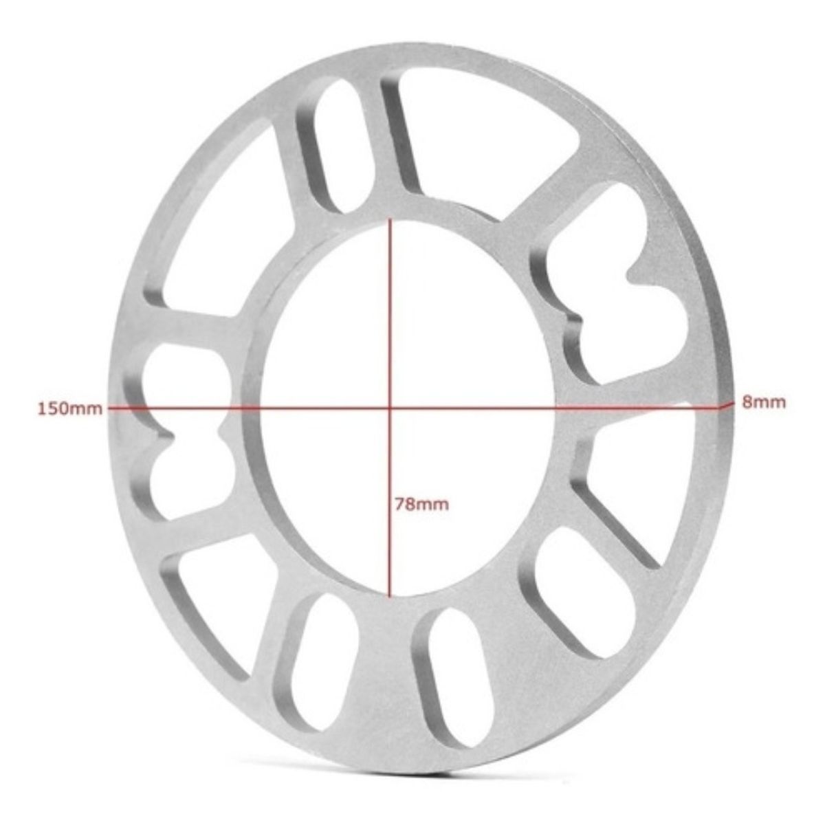 GENERICO - X4 Desplazadores De Llanta 8mm 4x108 4x100 4x114 5x100 5x114