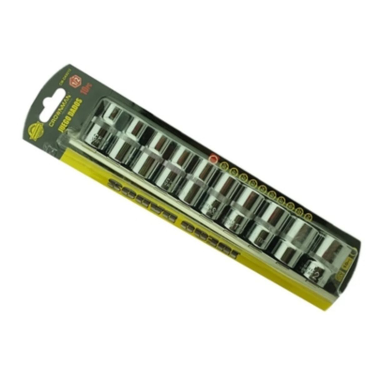 GENERICO - Set Kit Juego De Dados Hembra Hexagonal 10 Piezas Crownman