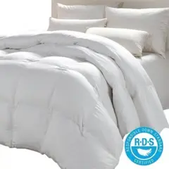 BIANCOBELO - Plumón invierno pluma de ganso 30 pluma pecho certificado King