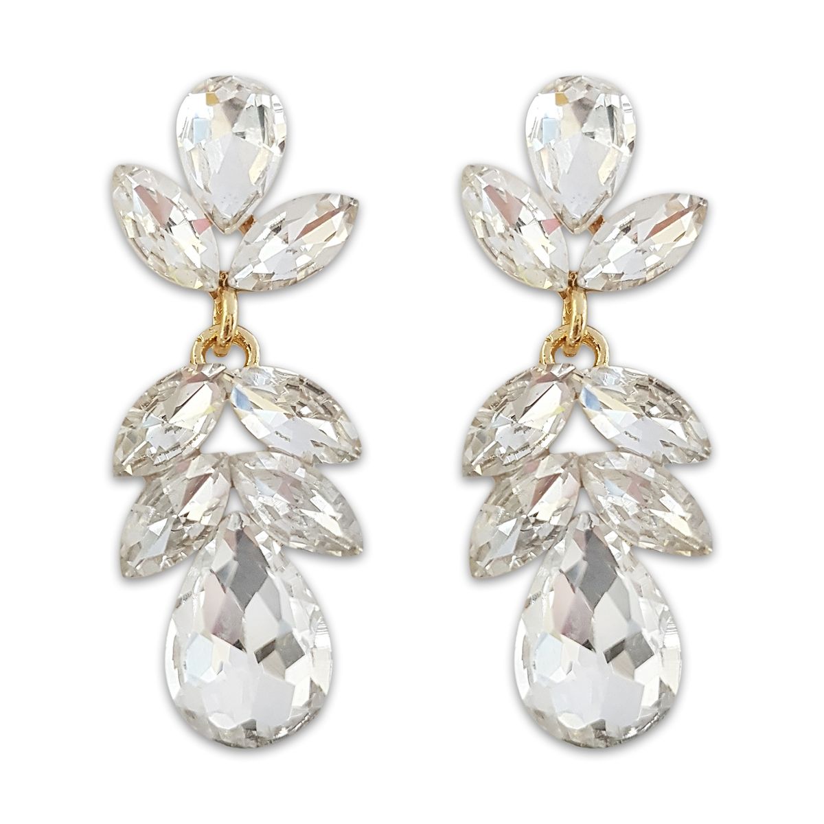 GENERICO - Aros De Fiesta En Fantasía Con Cristales Amazing