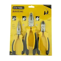 UYUSTOOL - Set Kit Juego De Alicates 3 Piezas Uyustools