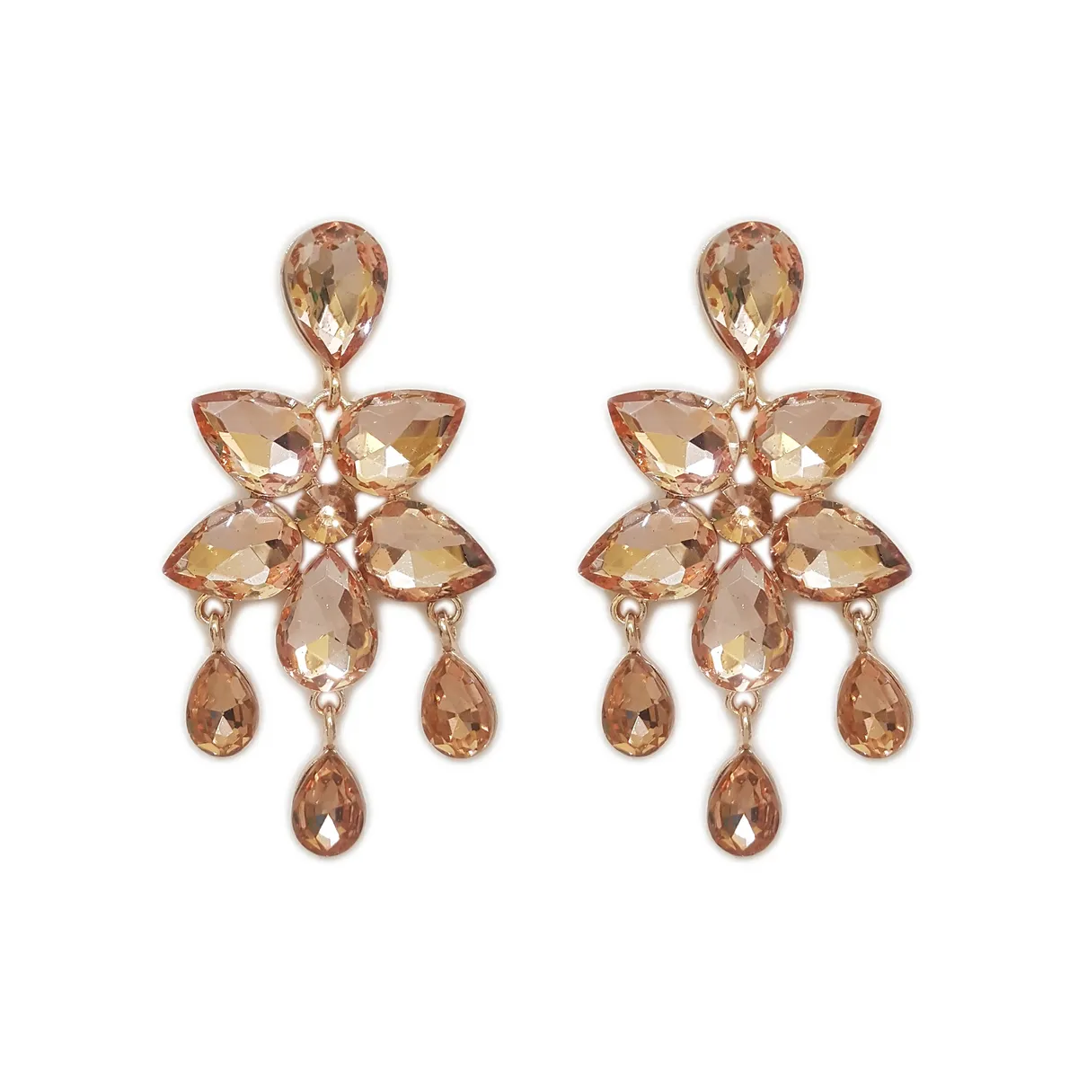 GENERICO - Aros De Fiesta En Fantasía Con Cristales Palma