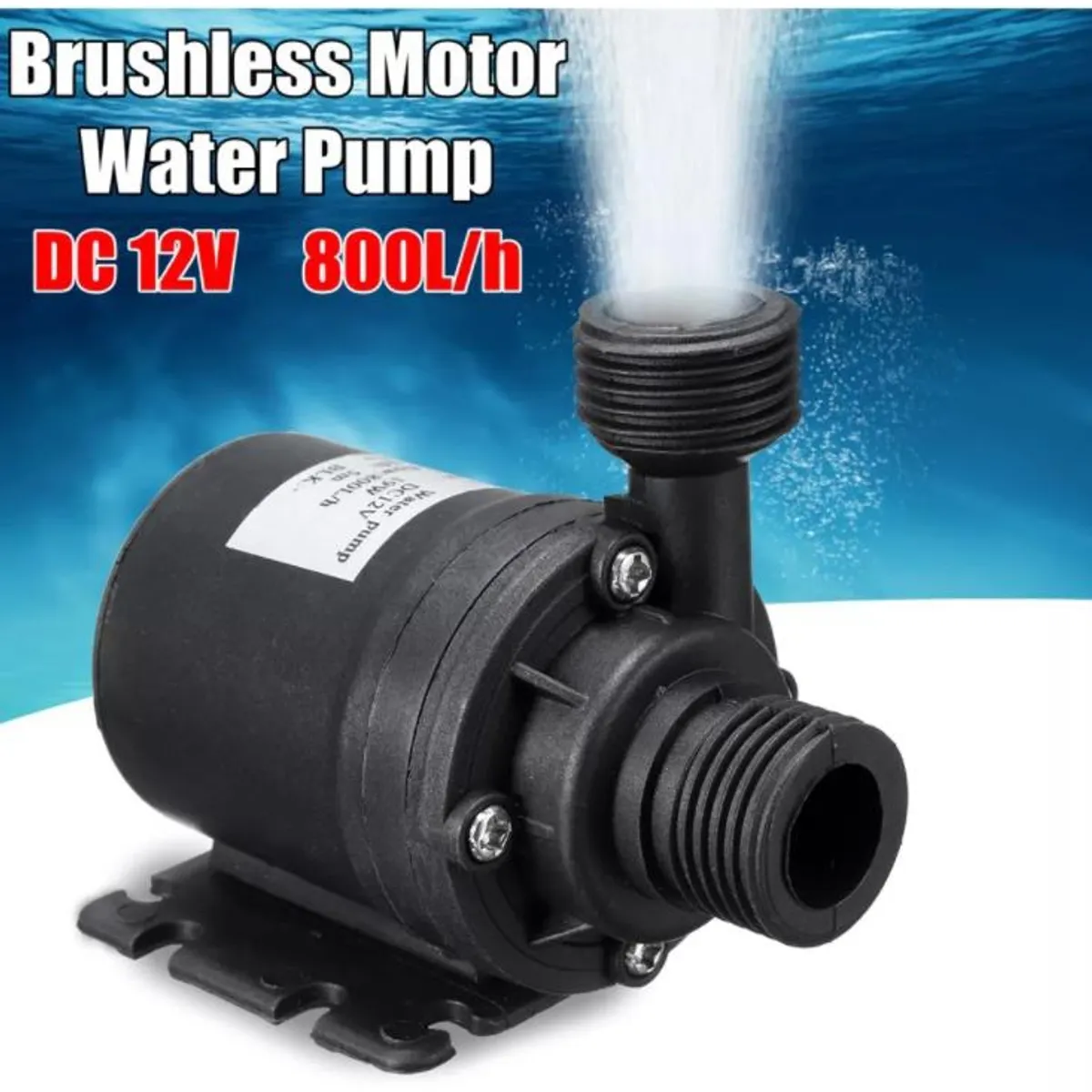 KUANGYE - Bomba De Agua Sumergible Mini Dc 12v Lift 5m 800lh
