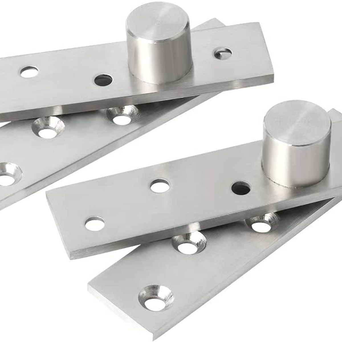 KUANGYE - 2 Pcs Bisagra Puerta Pivote Oculta Giratoria Inox 160 Kilos