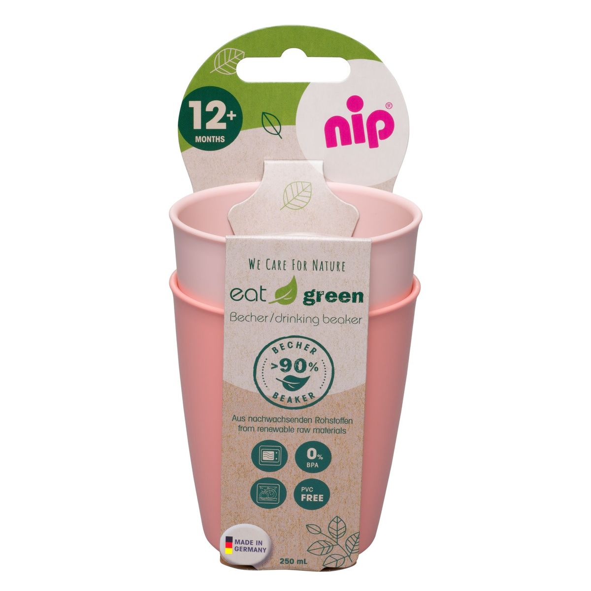 NIP - Vasos Green Pack 2 Rosa NIP