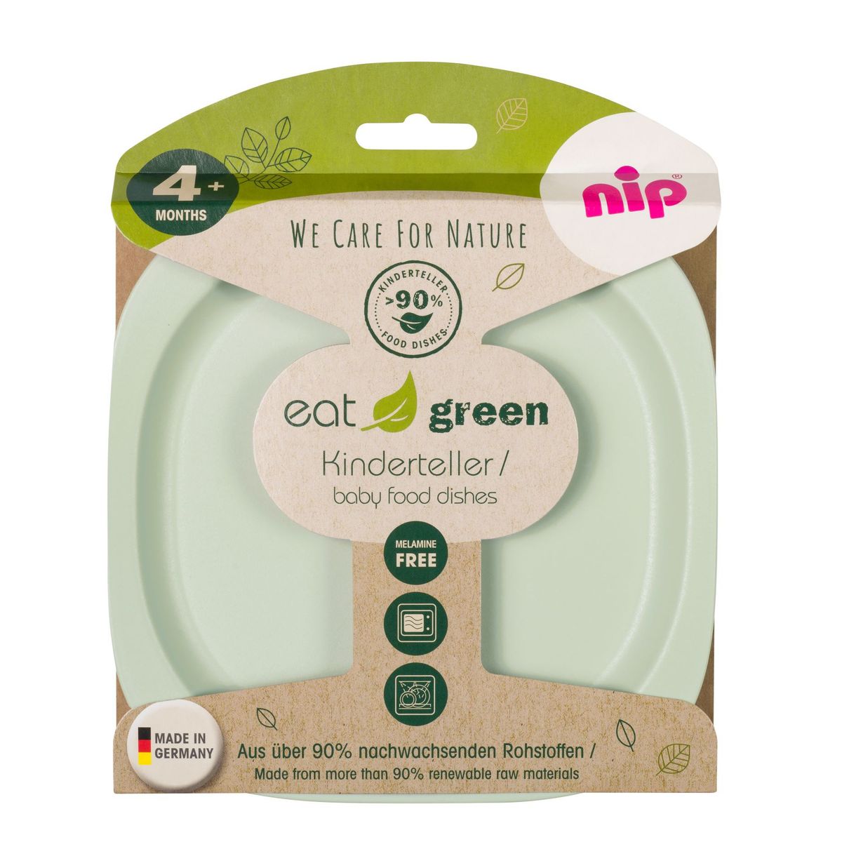 NIP - Platos Green Pack 2 Verde NIP