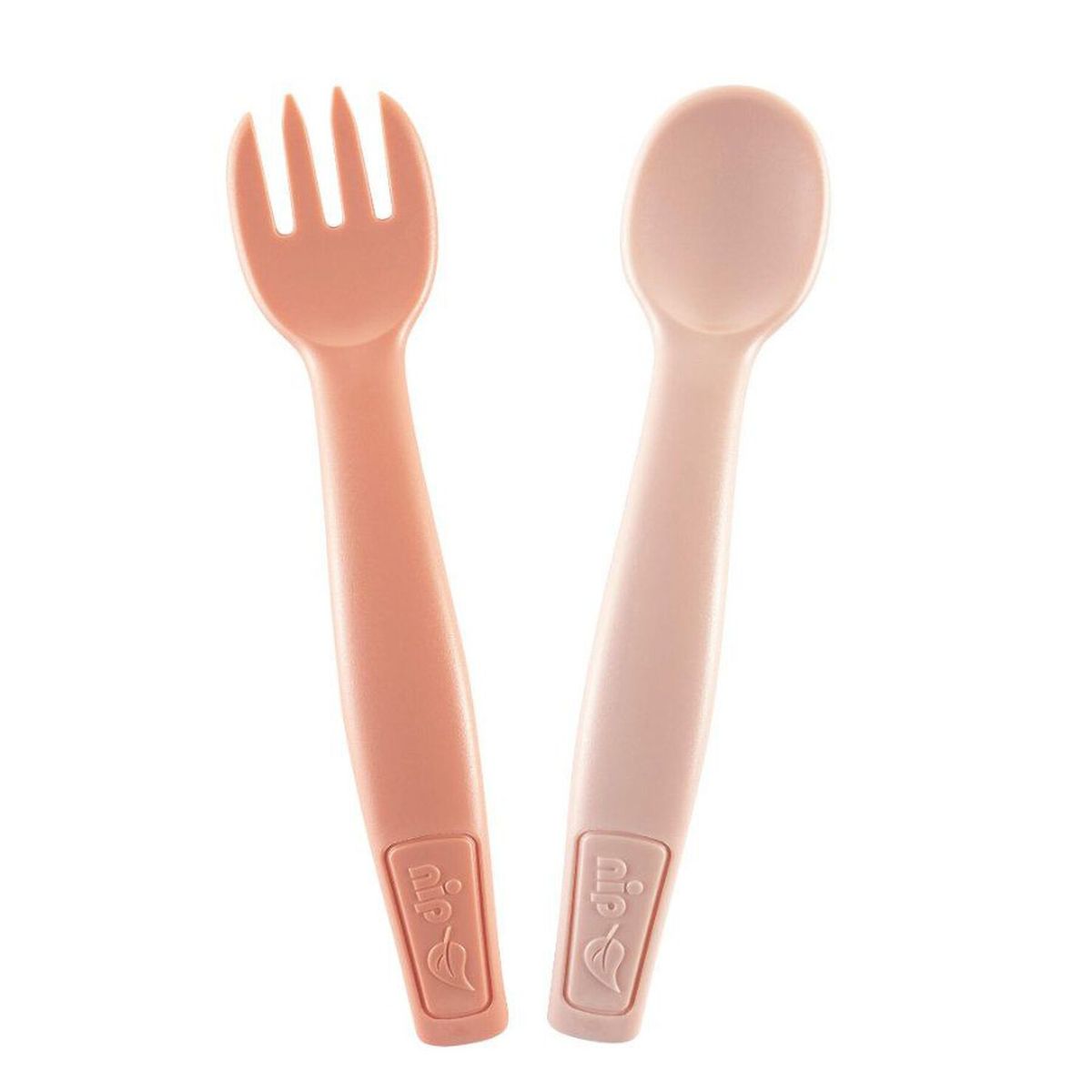 NIP - Cubiertos de aprendizaje Green Set 2 Rosa NIP