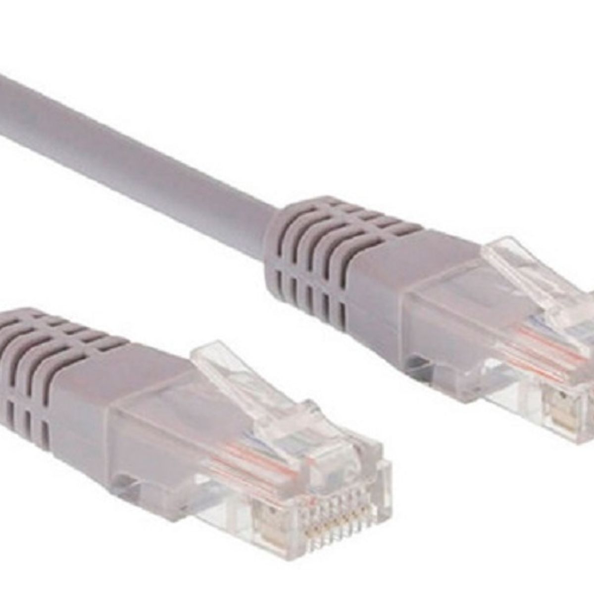 DM - CABLE RED LAN 3 MTS CAT5 E ARMADO GRIS DM