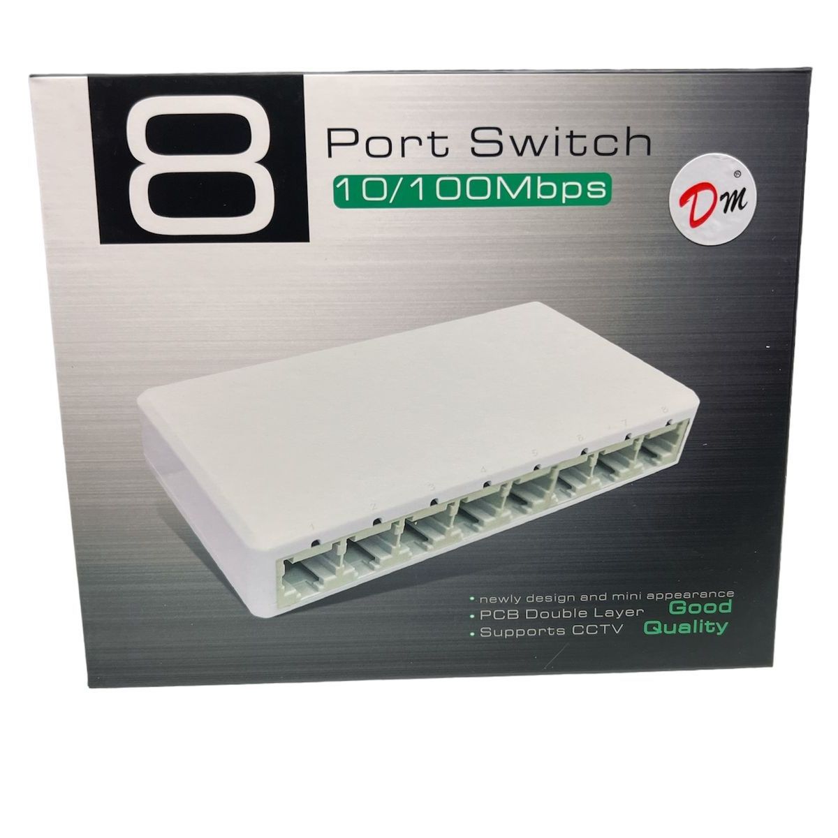 DM - SWITCH LAN 8 PUERTOS 10/100M DM