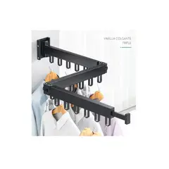 GENERICO - Tendedero Plegable Tendederos Retractiles Exterior 120cm