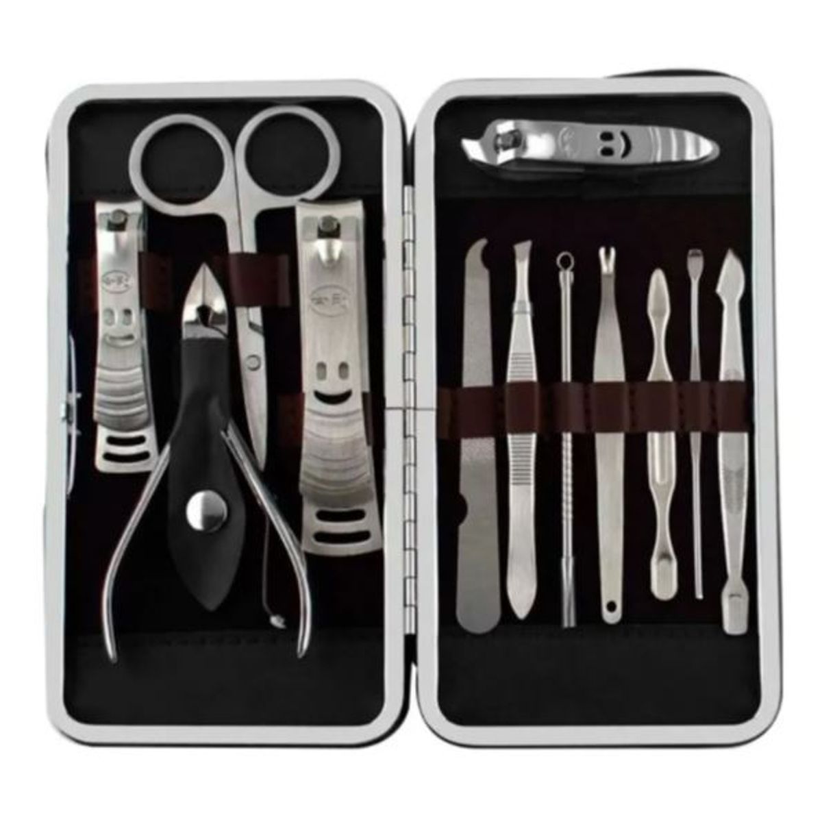 GENERICO - SET MANICURE PROFESIONAL CON ESTUCHE12 PIEZAS AI40