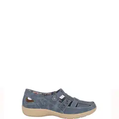 PASSER - Mocasin Mujer Celeste Crisantemo