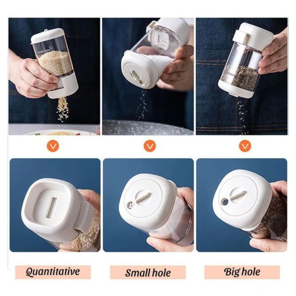 GENERICO - Especiero Condimentero Con Sello Giratorio