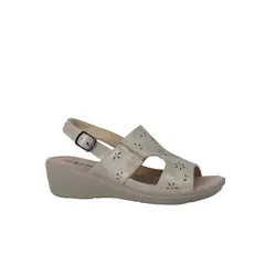 PASSER - Sandalia Mujer Crema Sherpi