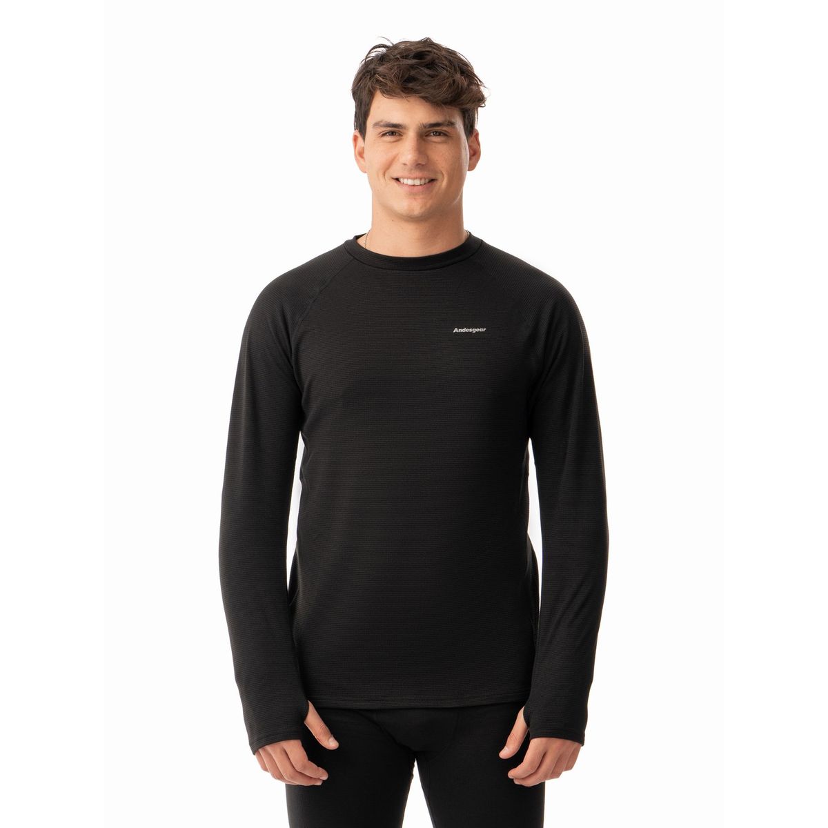 ANDESGEAR - Primera Hombre Andesgear Capa Expedicion Top Negro