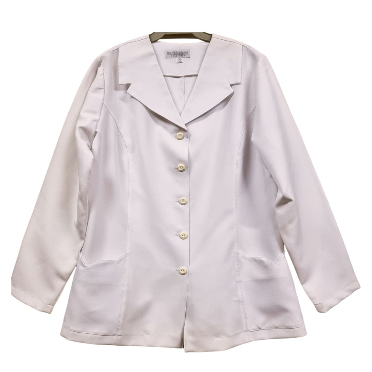 GENERICO - Chaquetilla Blanca con Diseños en Costura Para Mujer…
