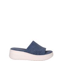 Sandalia Mujer Azul Fibrous