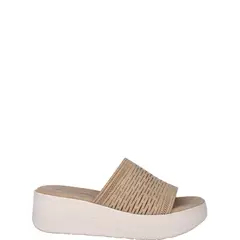 ALQUIMIA - Sandalia Mujer Beige Fibrous