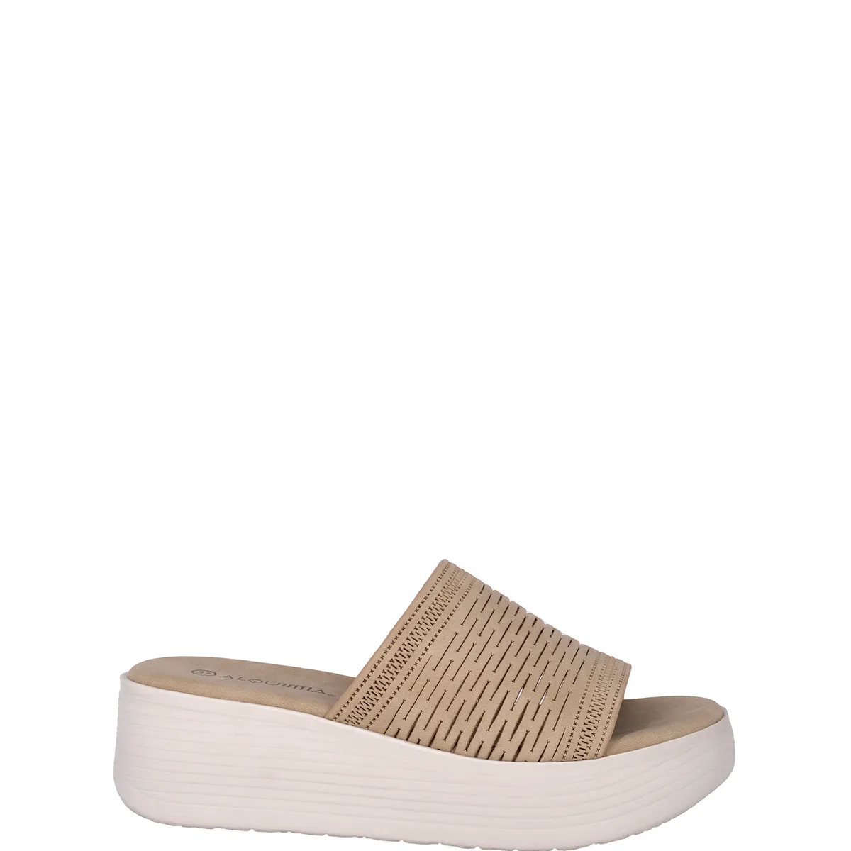 ALQUIMIA - Sandalia Mujer Beige Fibrous Alquimia