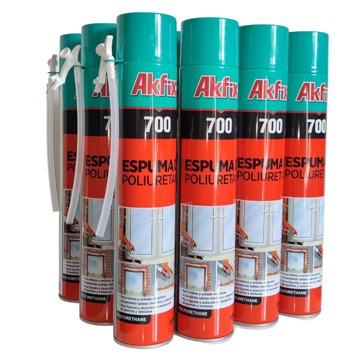 AKFIX - Espuma Expansiva Poliuretano Expansiva Akfix 750ml Caja 12und
