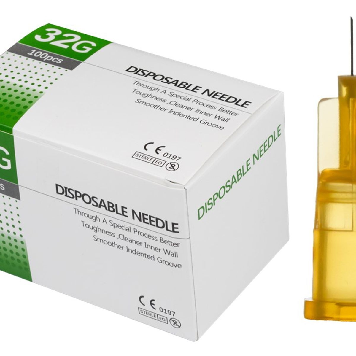 GENERICO - Aguja Hipodérmica 32G* 4MM * 100 Unidades…