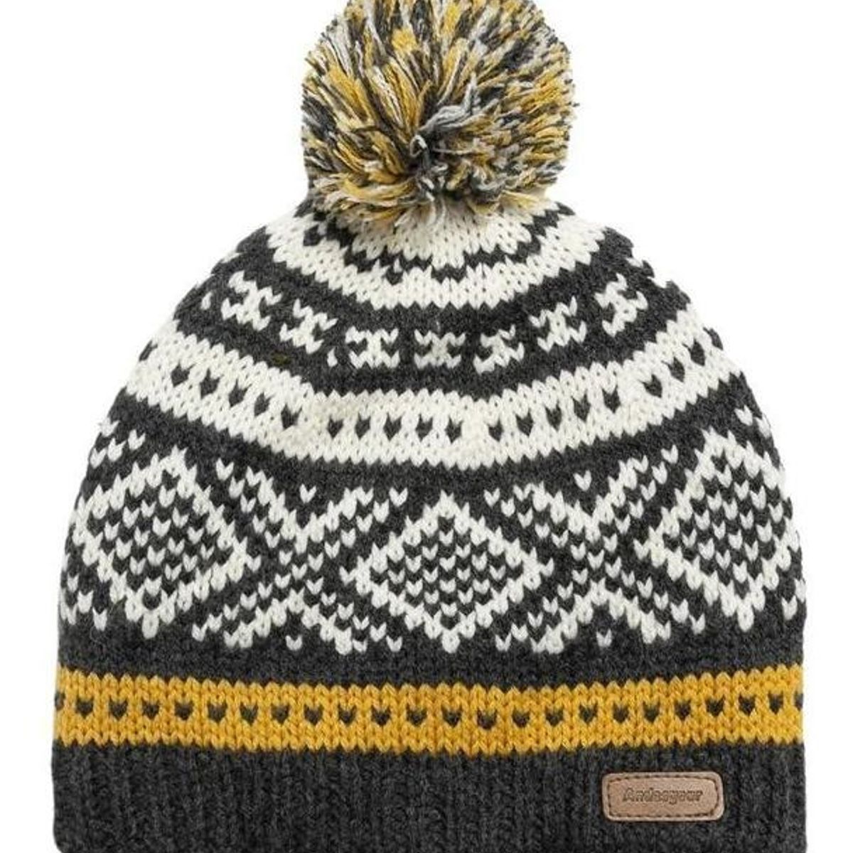 ANDESGEAR - Gorro Pompom Ethnic Beanie Gris ANDESGEAR