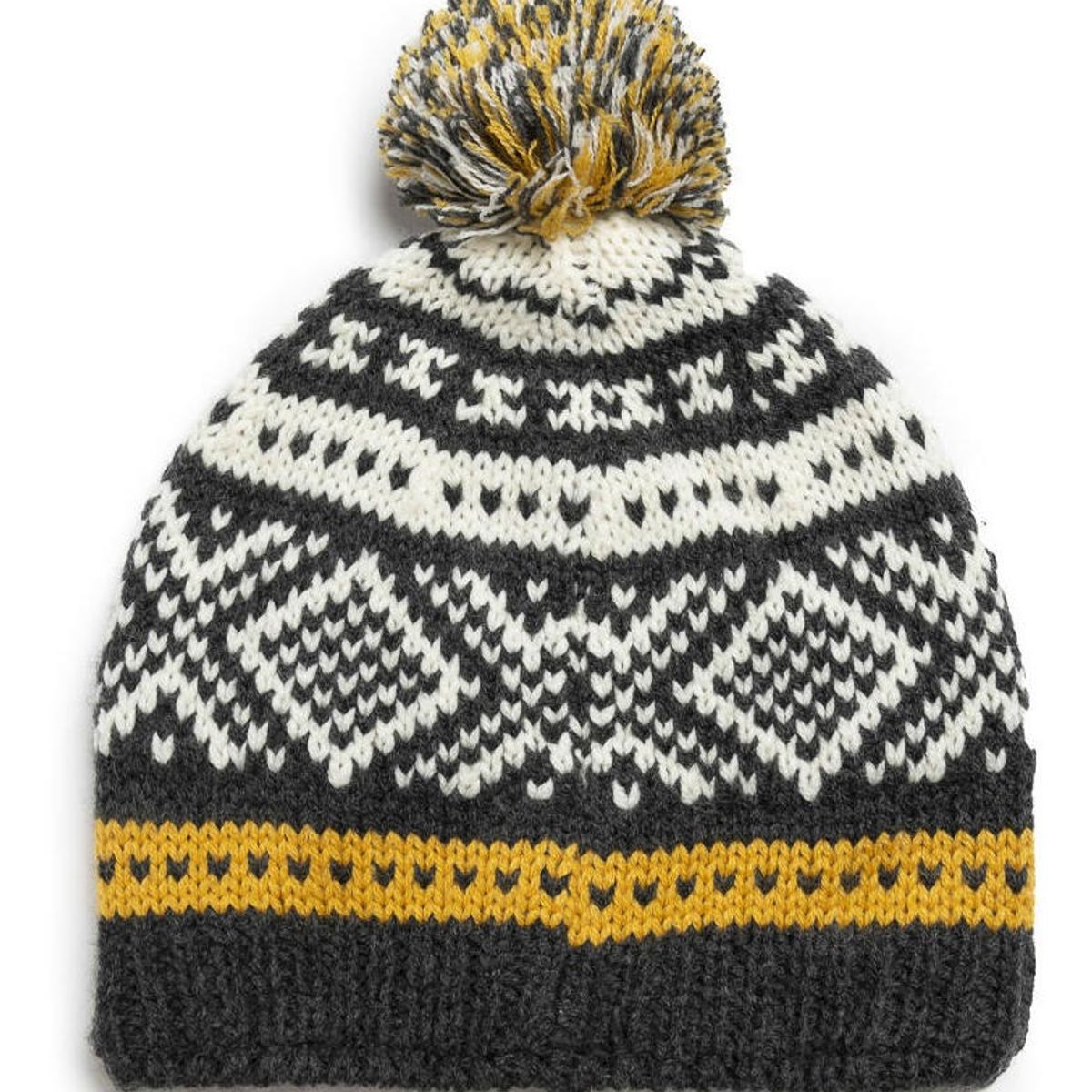 ANDESGEAR - Gorro Pompom Ethnic Beanie Gris ANDESGEAR