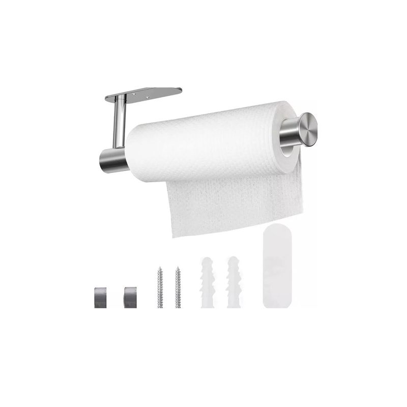 GENERICO - Porta Confort Papel Higiénico Acero Inoxidable Plata