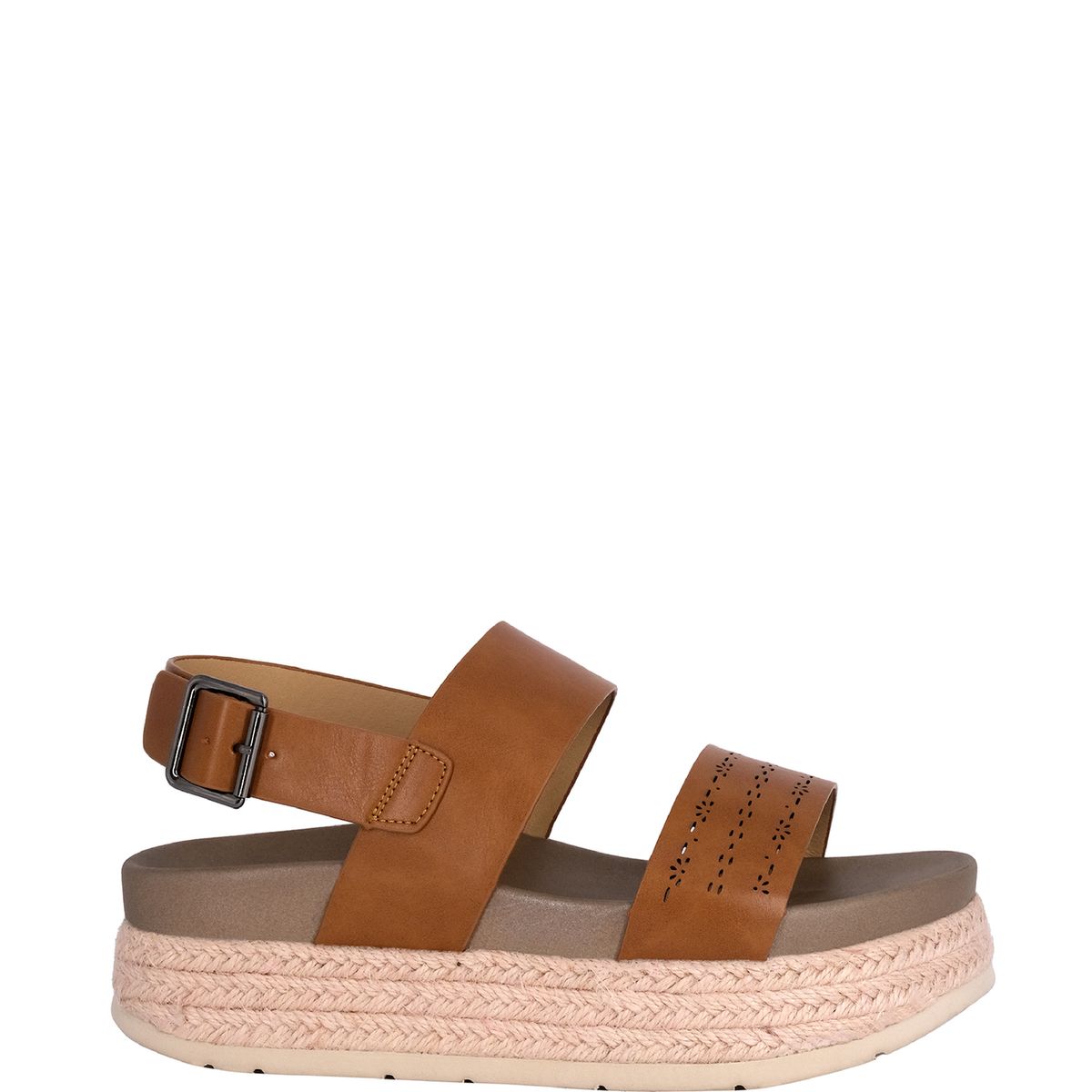 ALQUIMIA - Sandalia Plataforma Mujer Caramelo Maple Alquimia