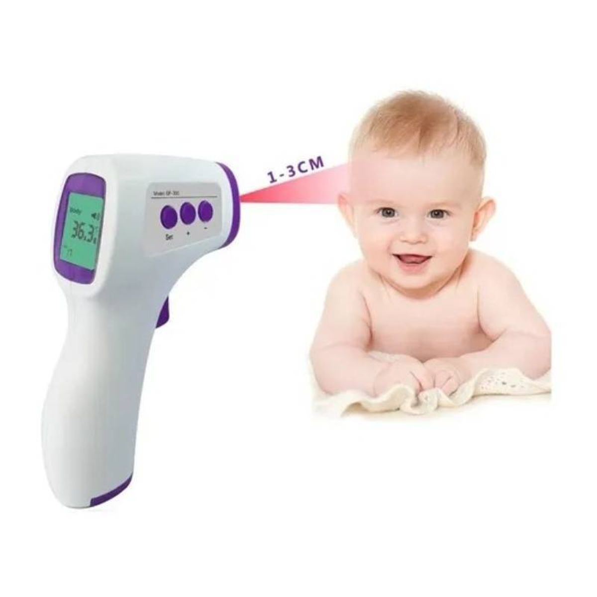 GENERICO - Termómetro Digital Bebe Mayor Sin Contacto Infrarrojo
