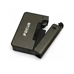 GENERICO - Cigarrera Automática Focus Con Porta Encendedor para 10 unidades.…