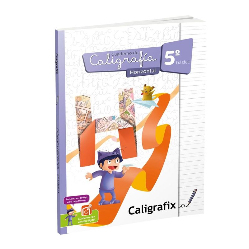 CALIGRAFIX - Caligrafix Cuaderno Caligrafia 5° Basico Horizontal Edicion Actualizada