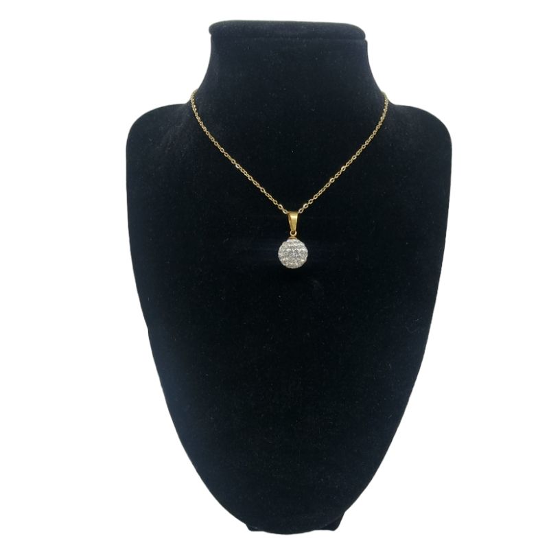 GENERICO - Collar Para Dama De Acero Con Dije / Cadena De Dama / 02