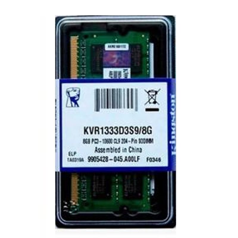 KINGSTON - Memoria Ram Notebook 8gb DDR3L 1333Mhz kingston Sodimm