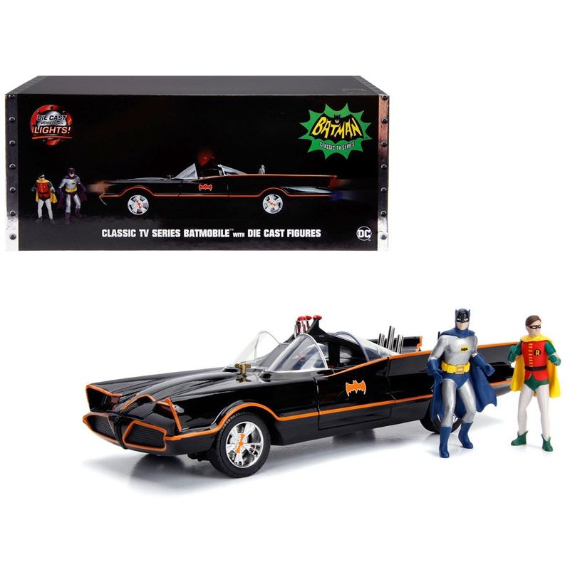 GENERICO - JADA 98625 1:18 BATIMOVIL 1966 CLASSIC TV SERIES