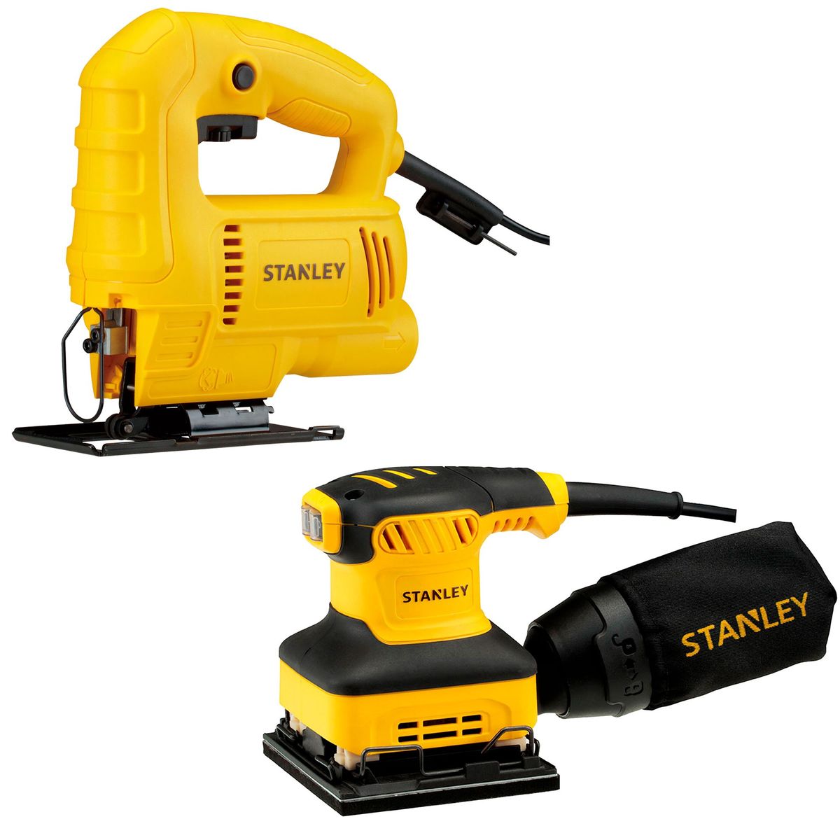 STANLEY - Sierra Caladora 450W + Lijadora Orbital 240W STANLEY