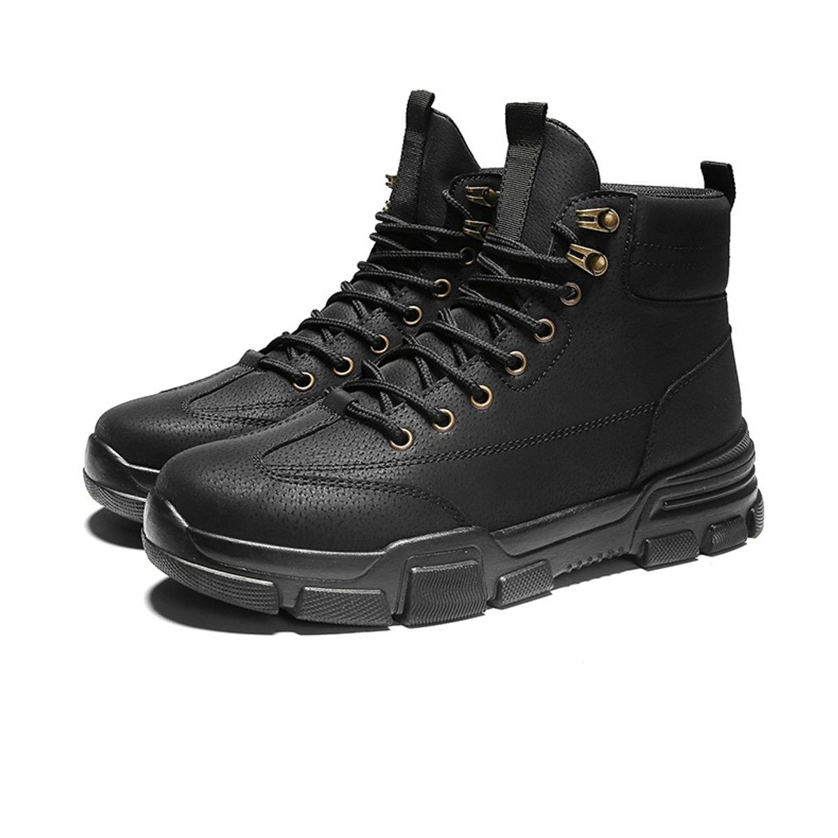BLWOENS - Cómodas botas nieve al aire libre para hombre - Negro