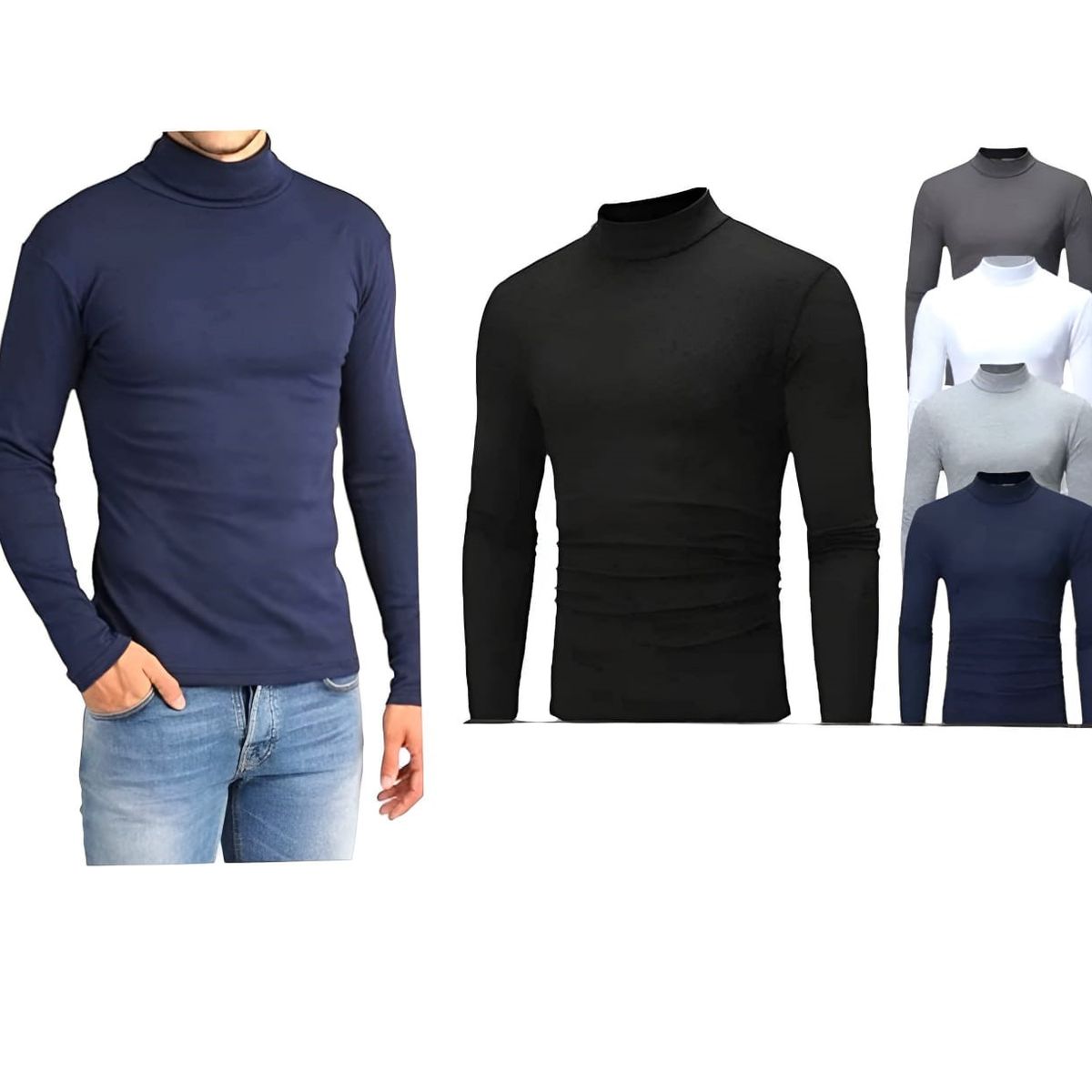 AGW - Pack 3 Camisetas Beatle Hombre Polar