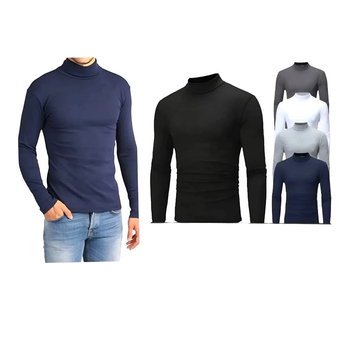 AGW - Pack 6 Camisetas Beatle Hombre Polar_.