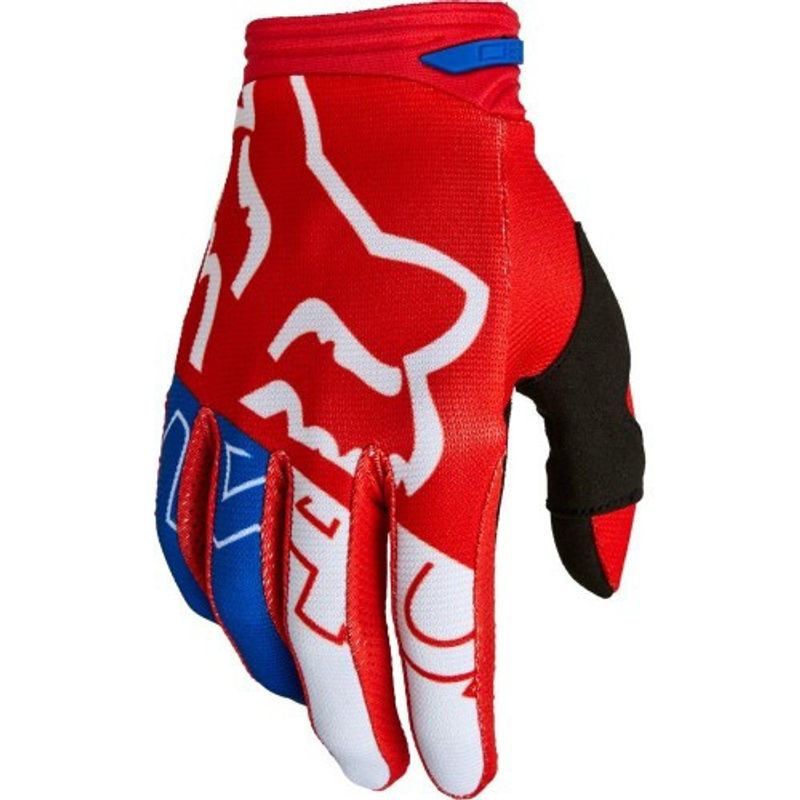 FOX RACING - Guantes FOX 180 SKEW Rojo Azul
