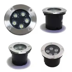 GENERICO - Focos Led Piso 5w Exterior Embutido Cálido