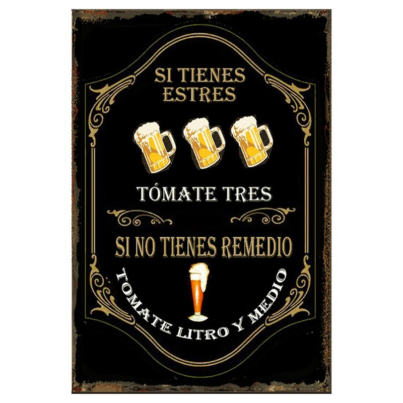 GENERICO - AFICHE SI TIENES ESTRES TOMATE TRES SI NO TIENES