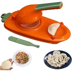 GENERICO - Máquina para hacer dumplings herramienta de prensado de masa 2 en 1
