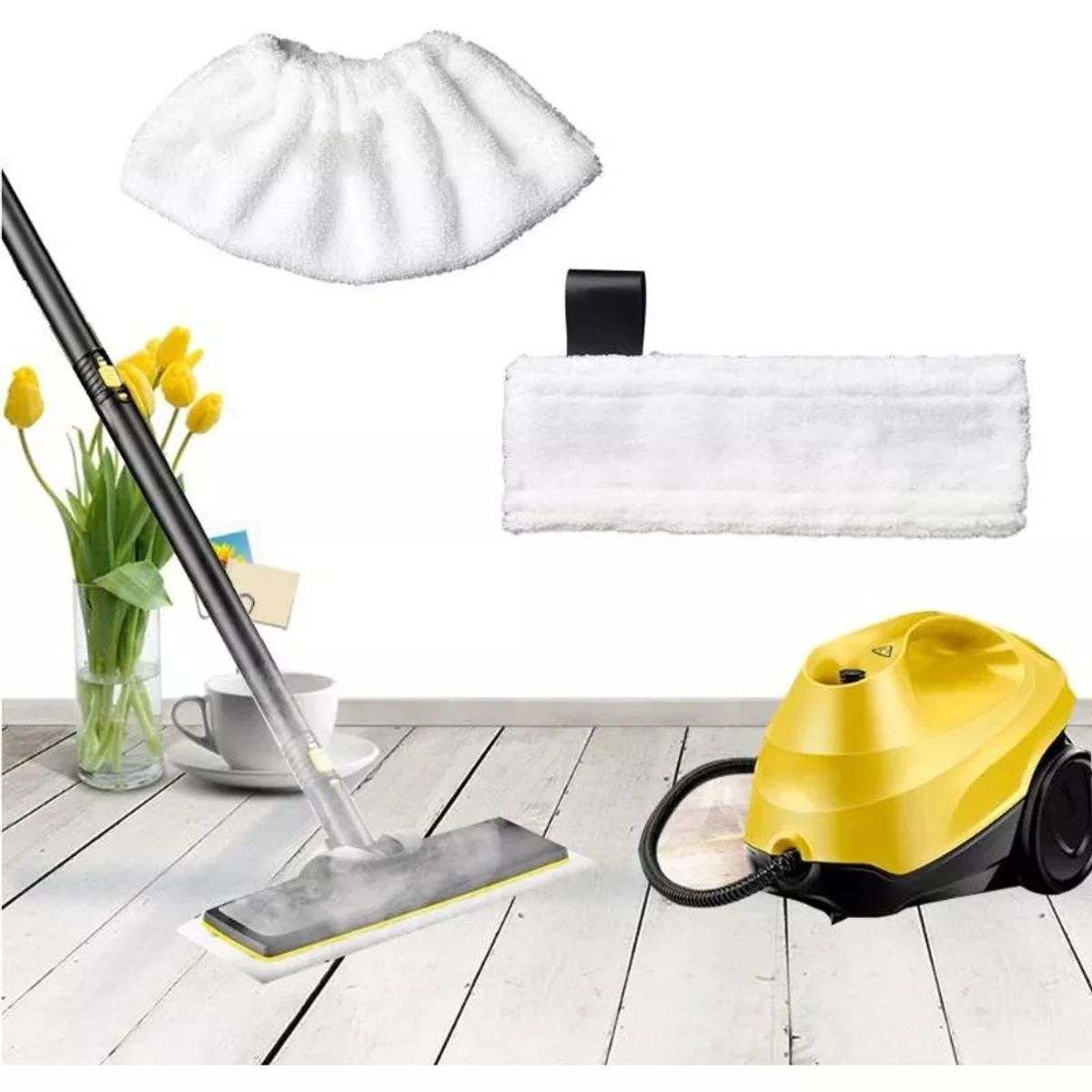 GENERICO - Mopas 4un Para Karcher Easyfix Sc2 Sc3 Sc4 Sc5…