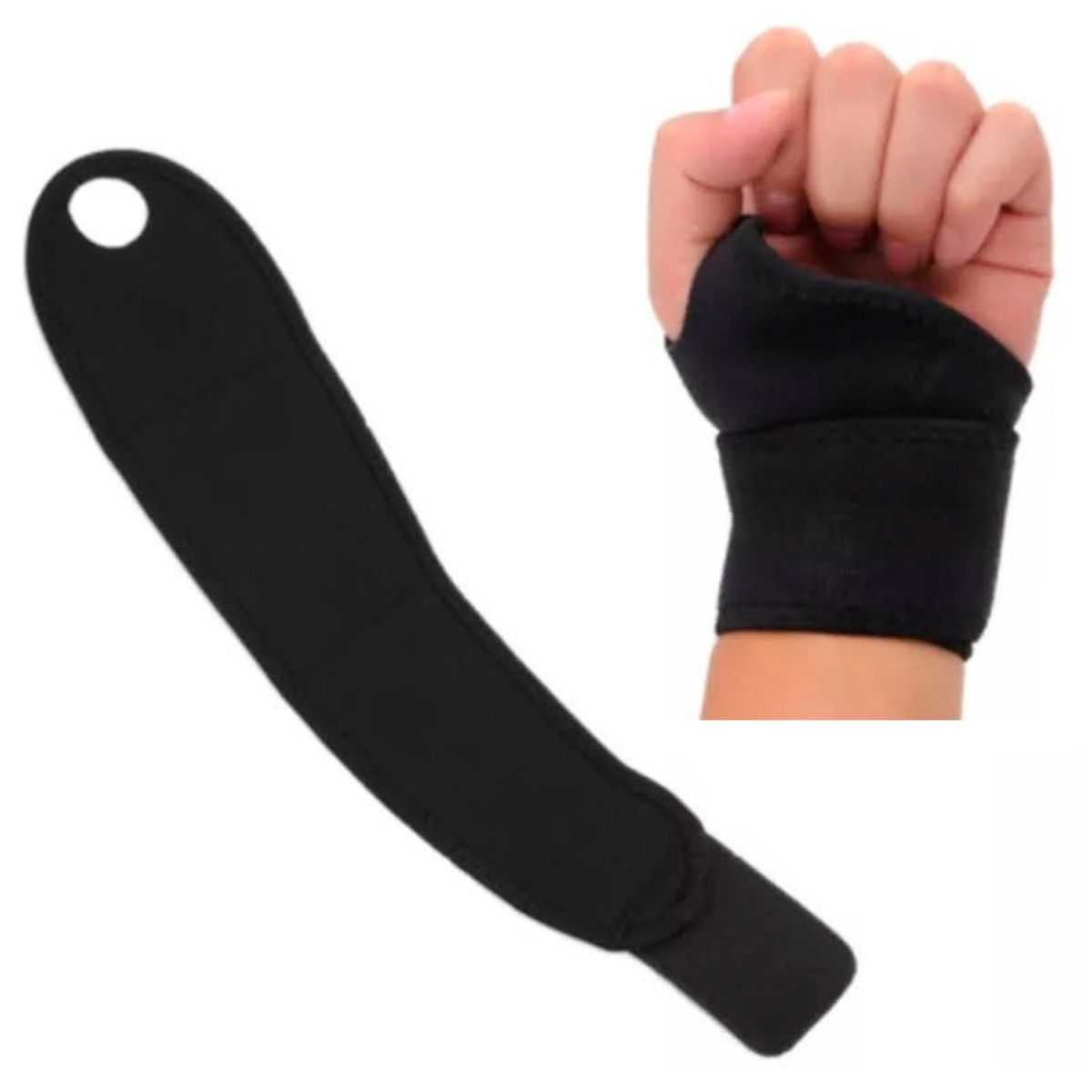 GENERICO - Pack X2 Venda Muñequera Elastica Ortopedica Tunel Carpiano