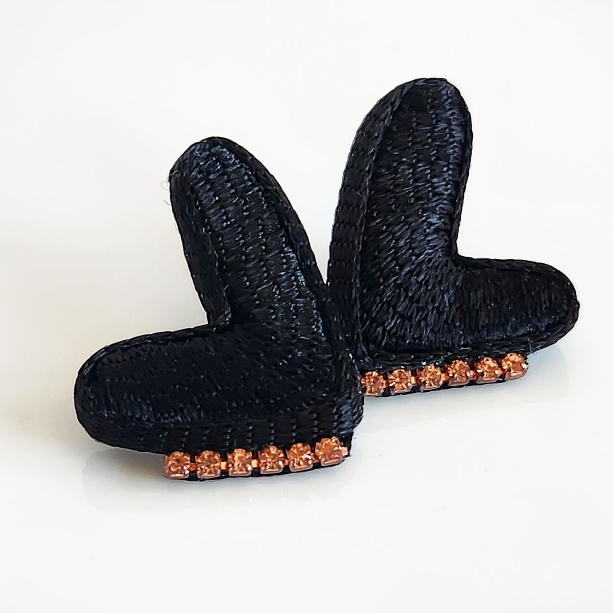 MALAIKA MARKET - AROS MUJER CORAZON CHICO MINI - VISCOSA CON ACERO QUIRÚRGICO